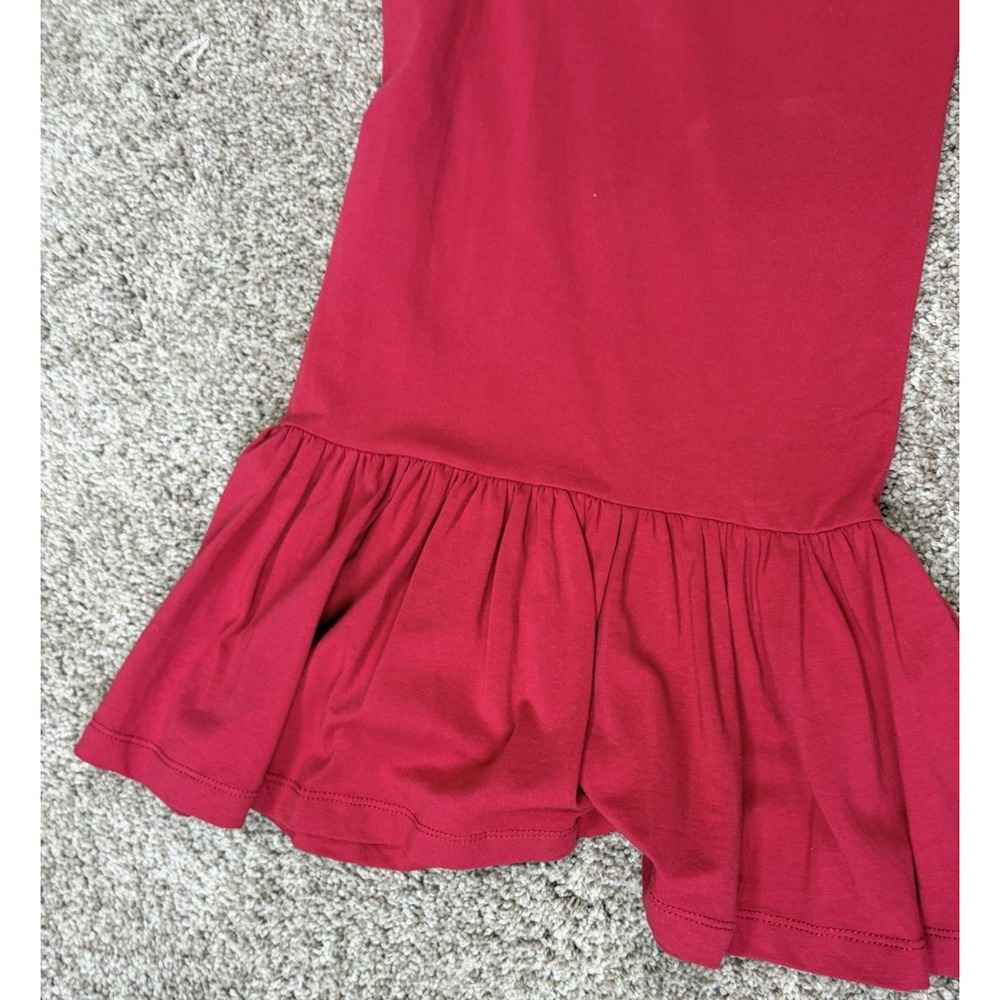 Matilda Jane Best Big Ruffle Crop Pants Women's Large Burgundy - Picture 7 of 7